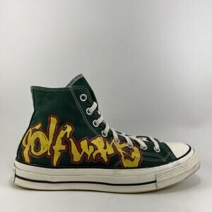Converse Chuck 70 High Top Golf Wang by You Mens Size 9 Green Tyler The Creator